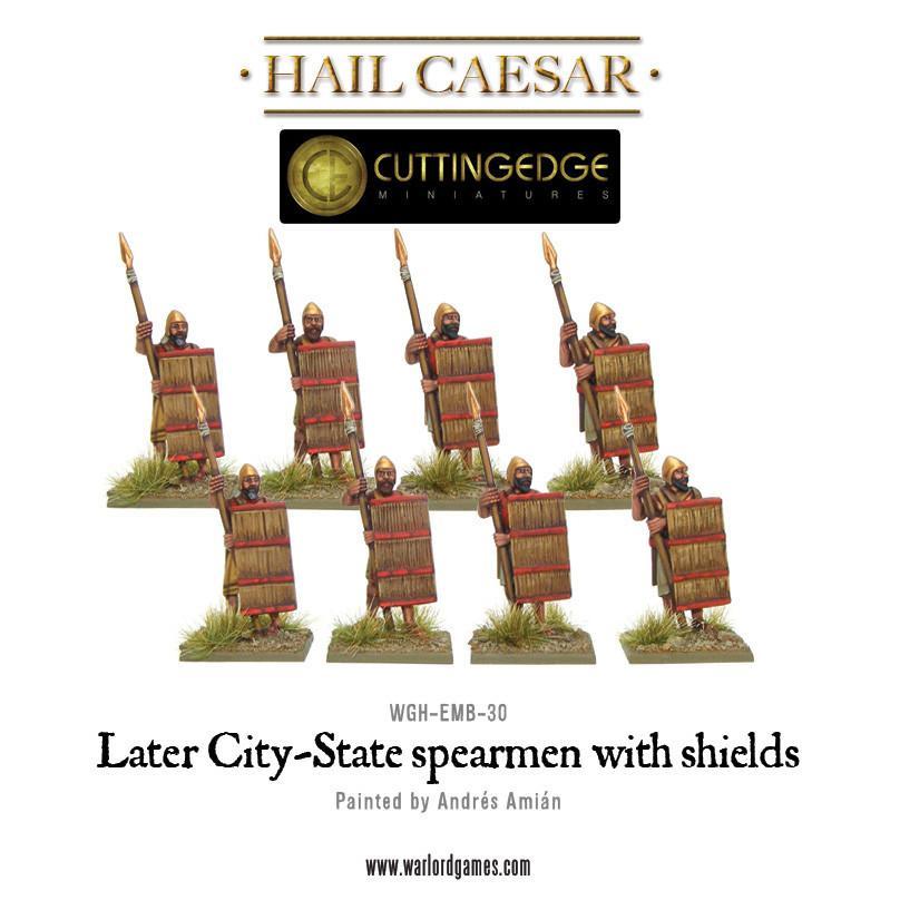 Later City-State spearmen with shields
