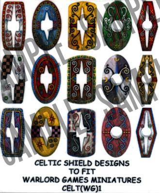 Celtic Warriors shield designs 1