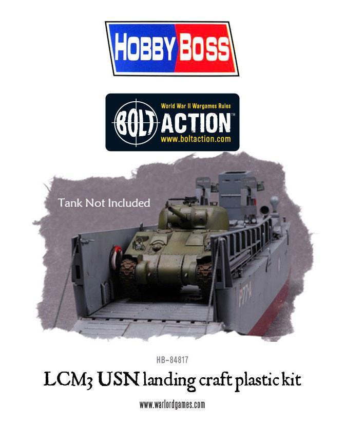 Plastic LCM3 USN landing craft