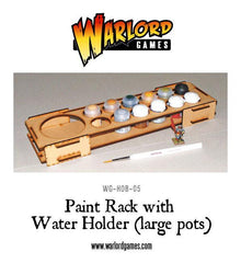 Paint Rack with Water Holder - Large Pots