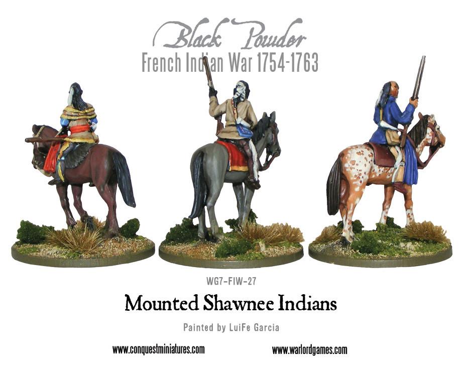 Mounted Shawnee