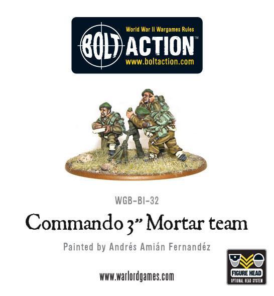 British Commando 3" Mortar Team