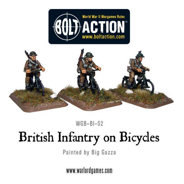 British Infantry on bicycles