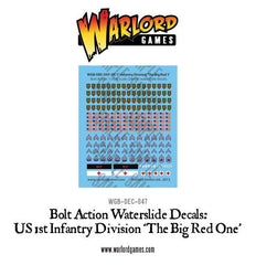 US 1st Infantry Division 'Big Red One' decal sheet