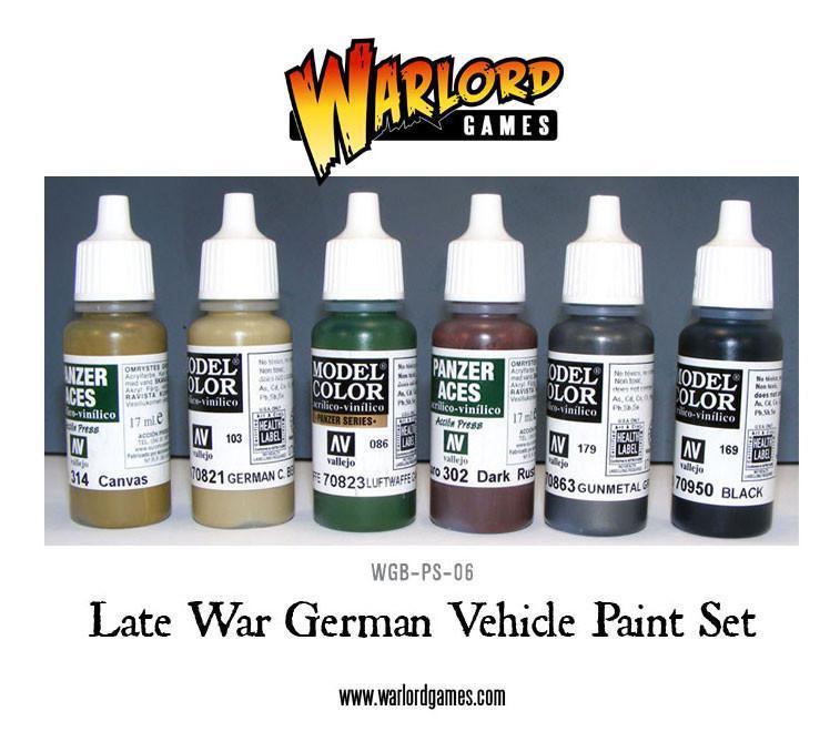 Late War German Vehicle Paint Set