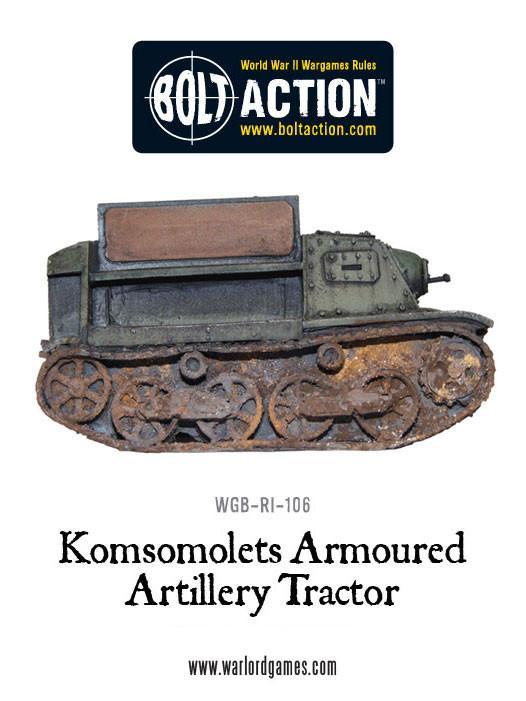 Soviet Komsomolets Armoured Artillery Tractor