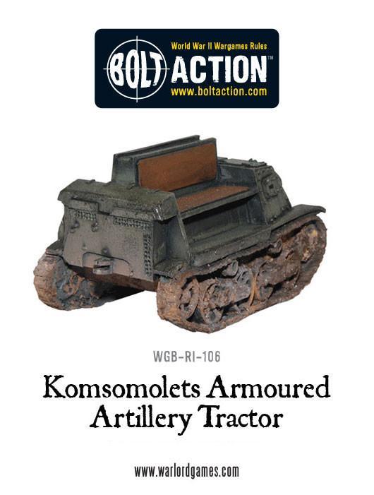 Soviet Komsomolets Armoured Artillery Tractor