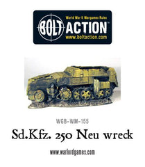 Wrecked Sd.Kfz 250 Neu